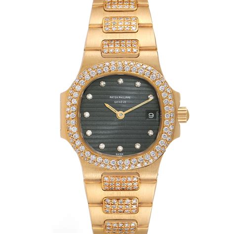 Patek Philippe, Fine 18k Yellow Gold and Diamond Lady's 